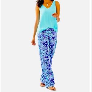 Lilly Pulitzer Bal Harbour Palazzo Pants in Lapis Lazuli